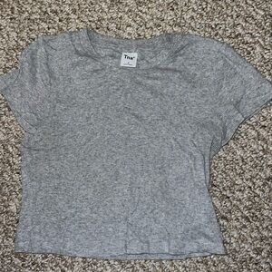 TNA Cropped Ribbed Tee